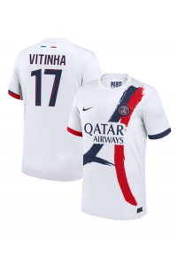 Fotbalové Dres Paris Saint-Germain Vitinha #17 Venkovní Oblečení 2024-25 Krátký Rukáv